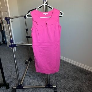 banana baby mini dress，petal collar